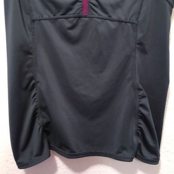 NWOT. Athleta gray Athletic Top with Zipper - Picture 8 of 11